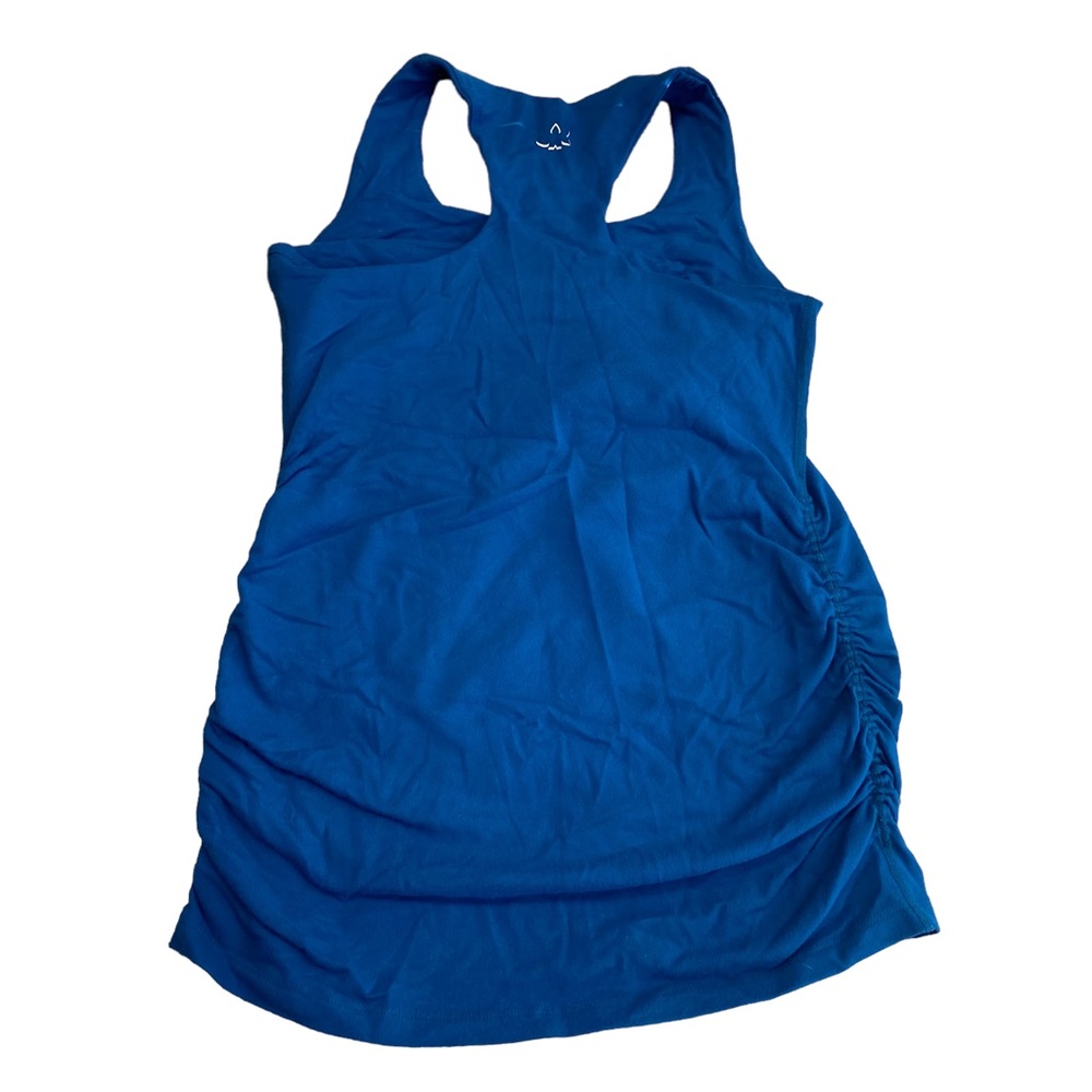 Beyond Yoga beyond the bump maternity tank top bright blue size S